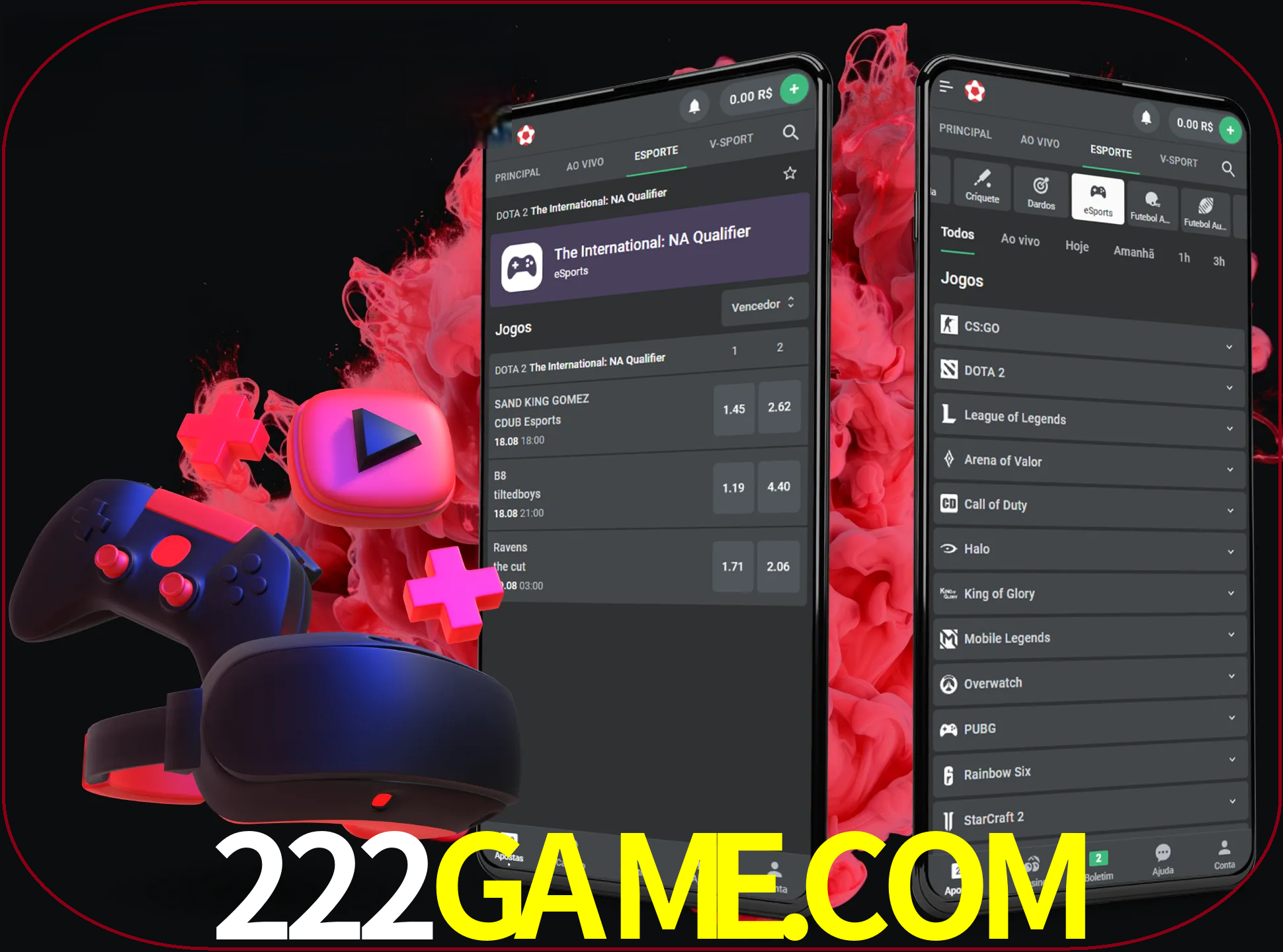 Para ter a aplicação móvel 222game no seu smartphone, basta descarregar o ficheiro apk e seguir as instruções.