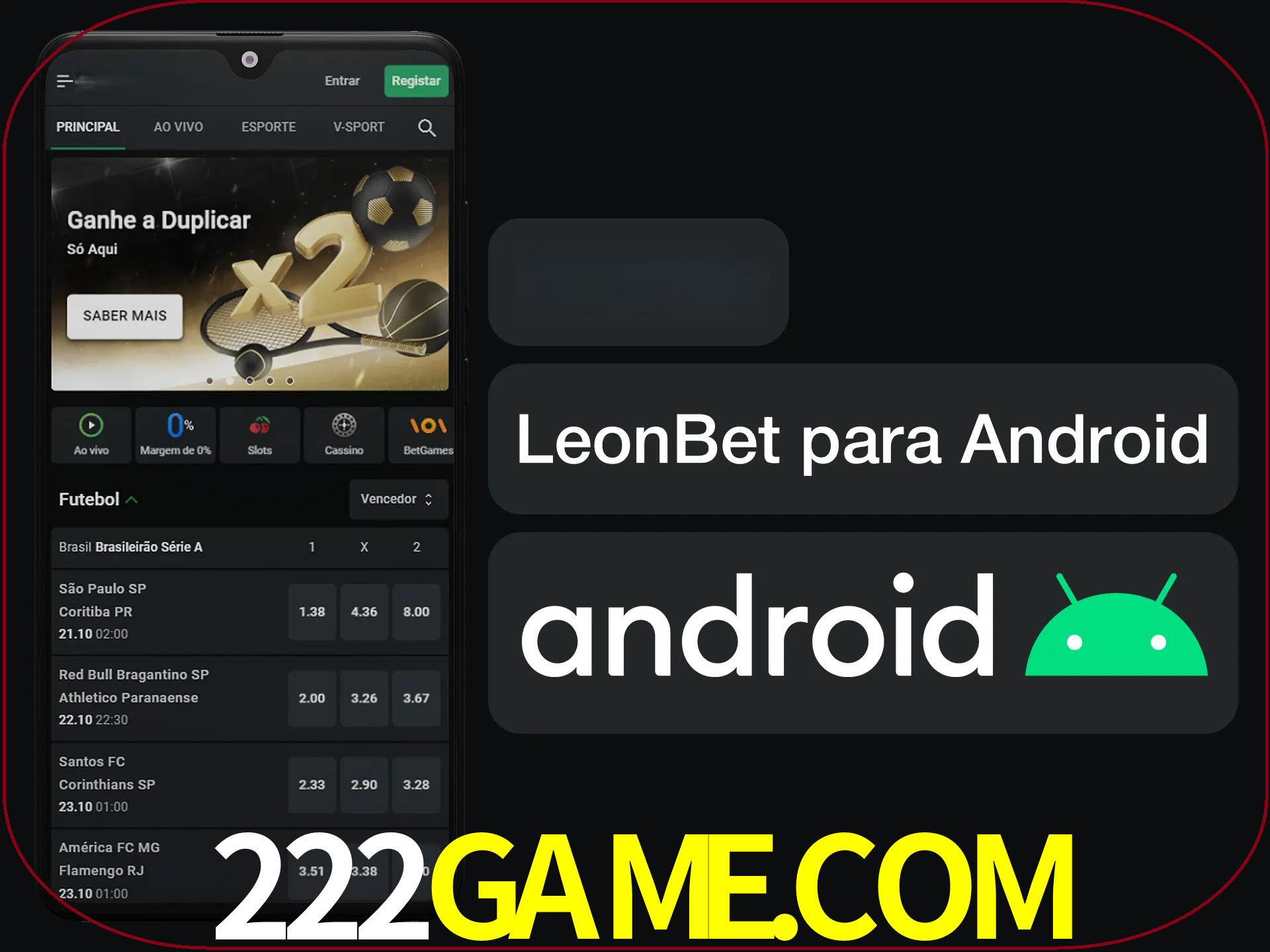Adquira sua versão poket de LeonBet.